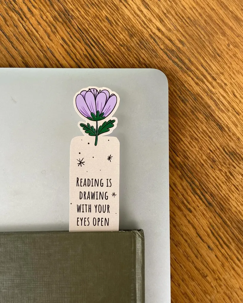 Reading Is Drawing "Purple Flower"